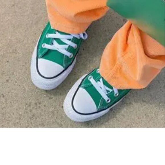 EUC CTAS Converse Neon Verdant Green, Double Tongue 107211F (8M - 10W) KICKS - Picture 1 of 9